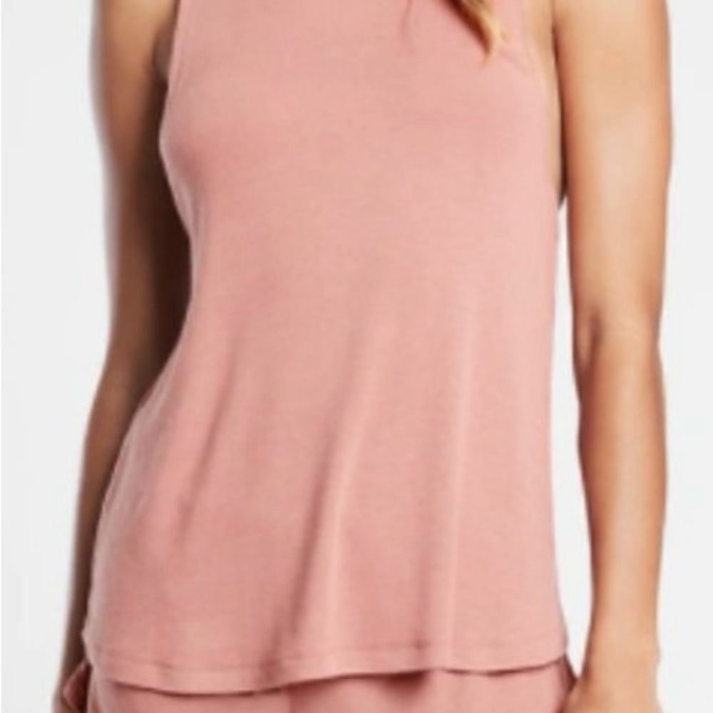#75 NWT Athleta Rib Sleep Tank          Size ~ XL